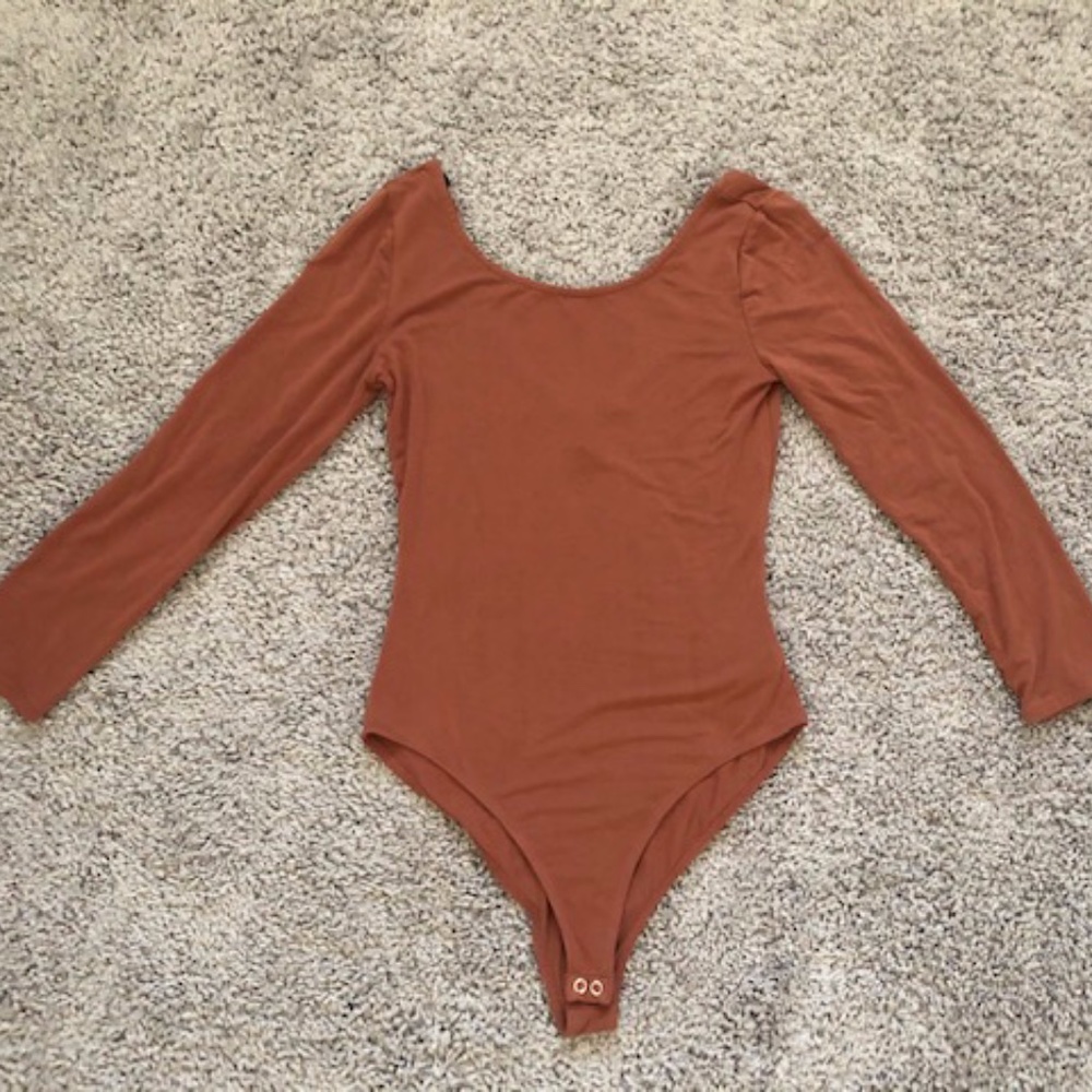 Brown/Orange Bodysuit